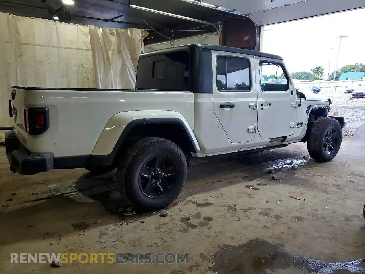 3 fotografías del automóvil dañado 1C6HJTAGXML570113 JEEP GLADIATOR 2021