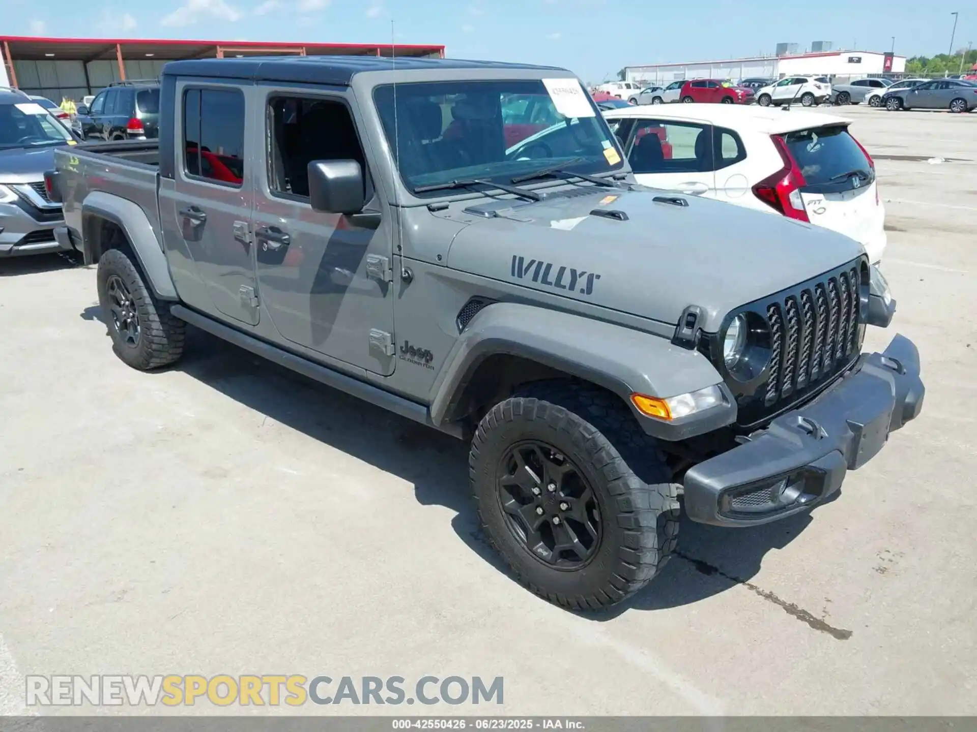 1 Photograph of a damaged car 1C6HJTAGXML606334 JEEP GLADIATOR 2021