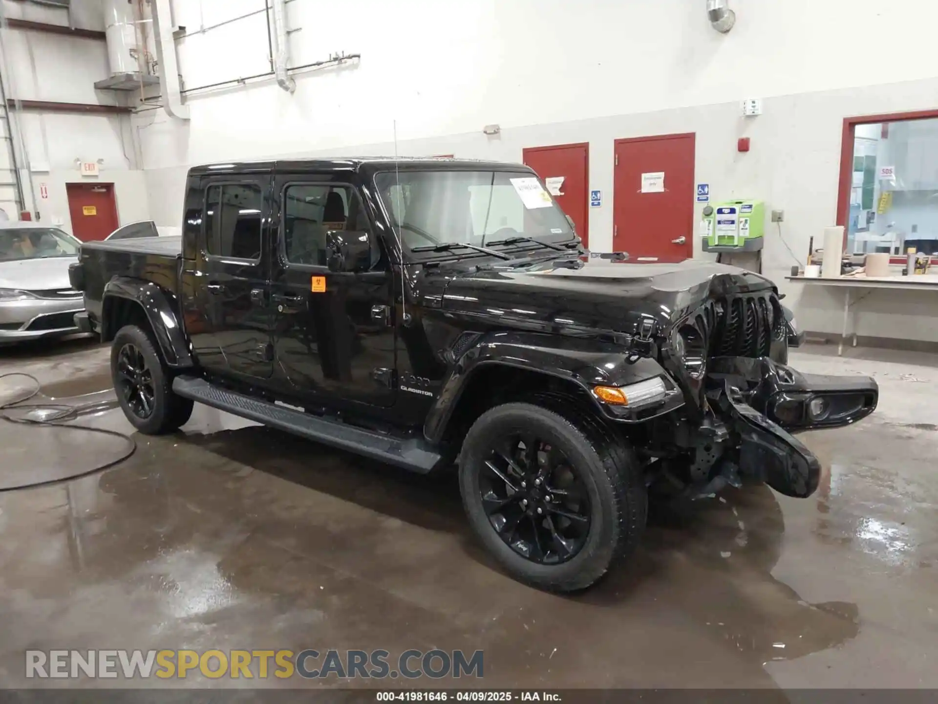 1 Photograph of a damaged car 1C6HJTFG0ML503996 JEEP GLADIATOR 2021