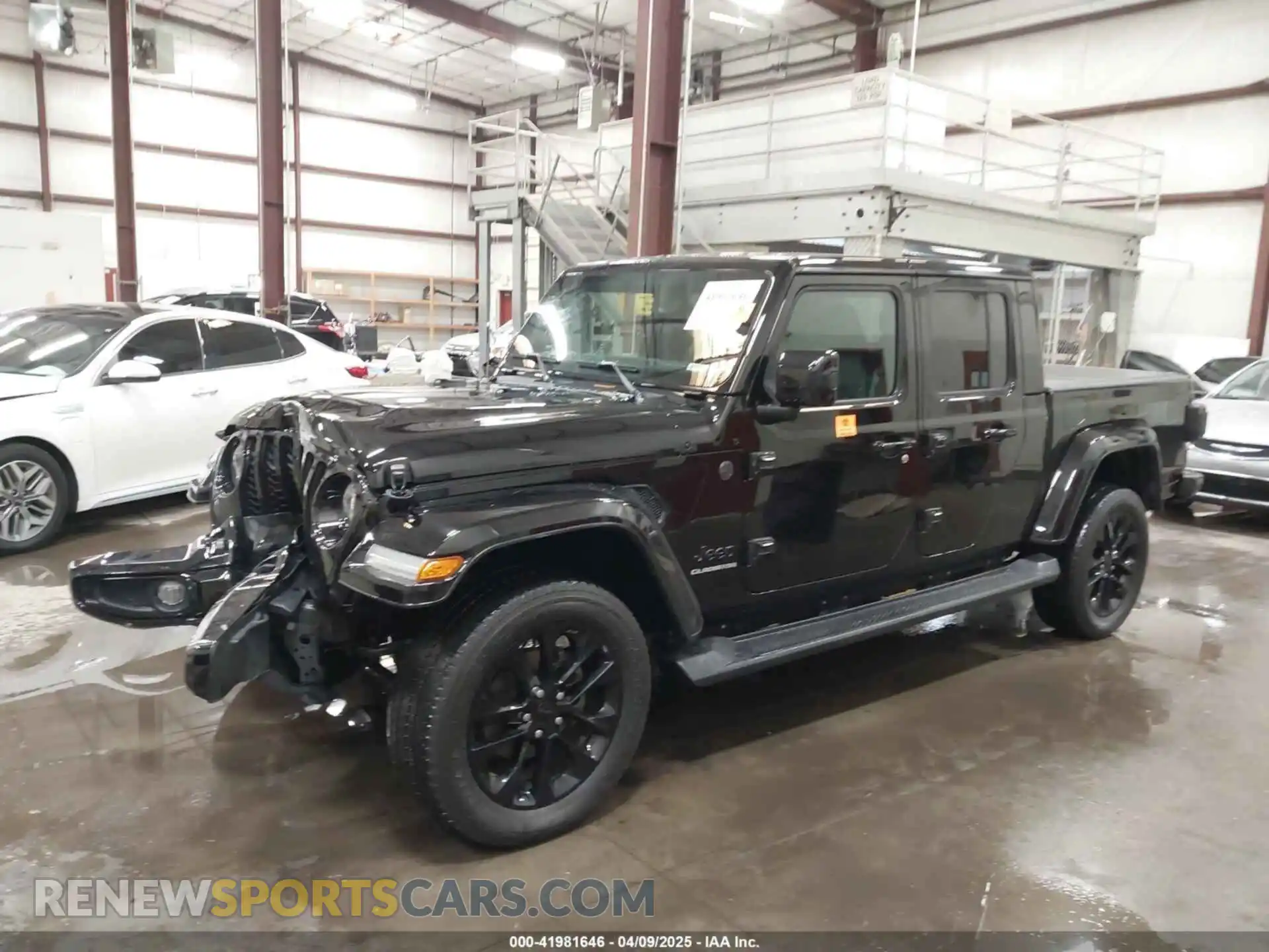2 Photograph of a damaged car 1C6HJTFG0ML503996 JEEP GLADIATOR 2021