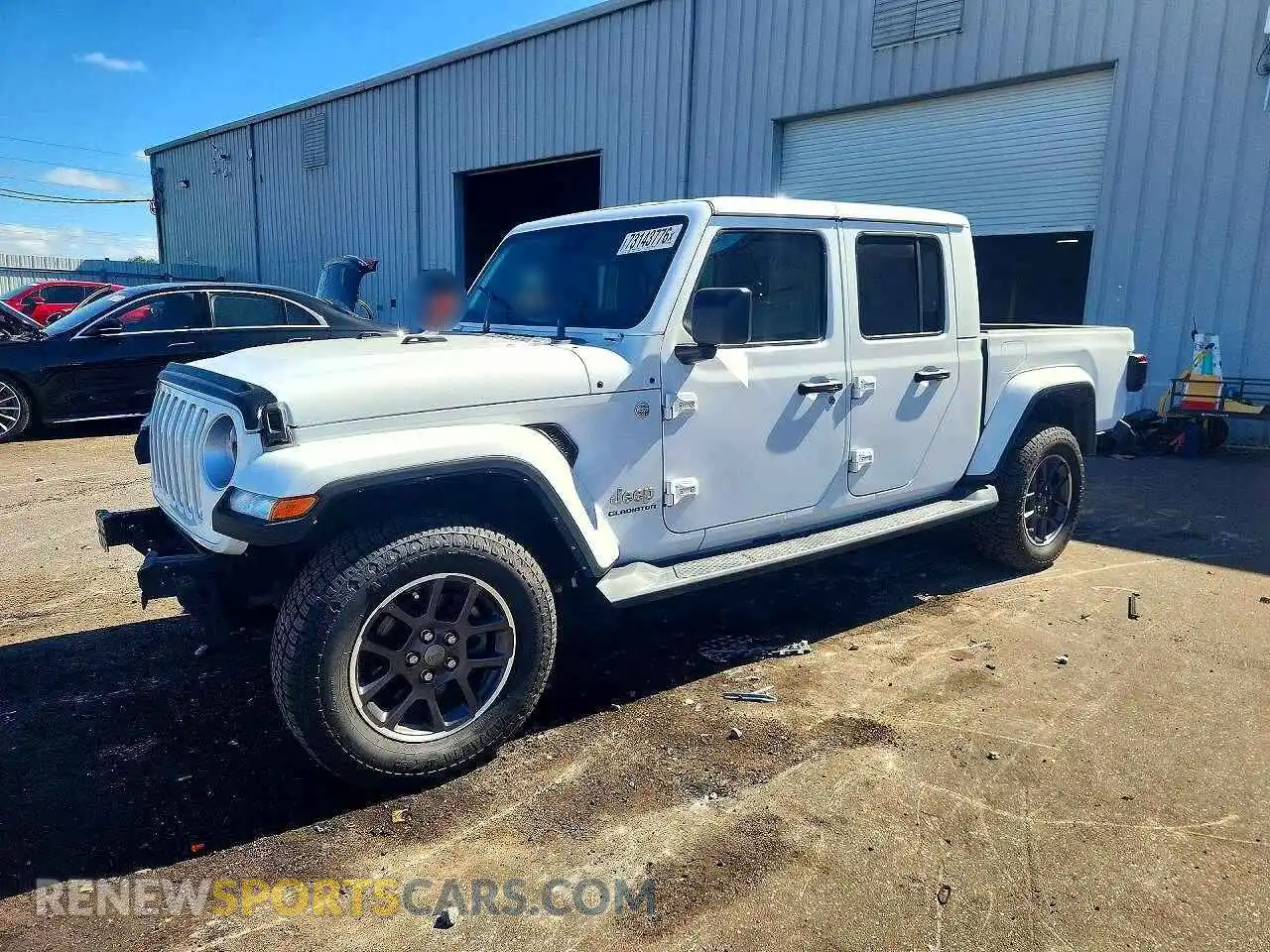 1 Photograph of a damaged car 1C6HJTFG0ML591366 JEEP GLADIATOR 2021