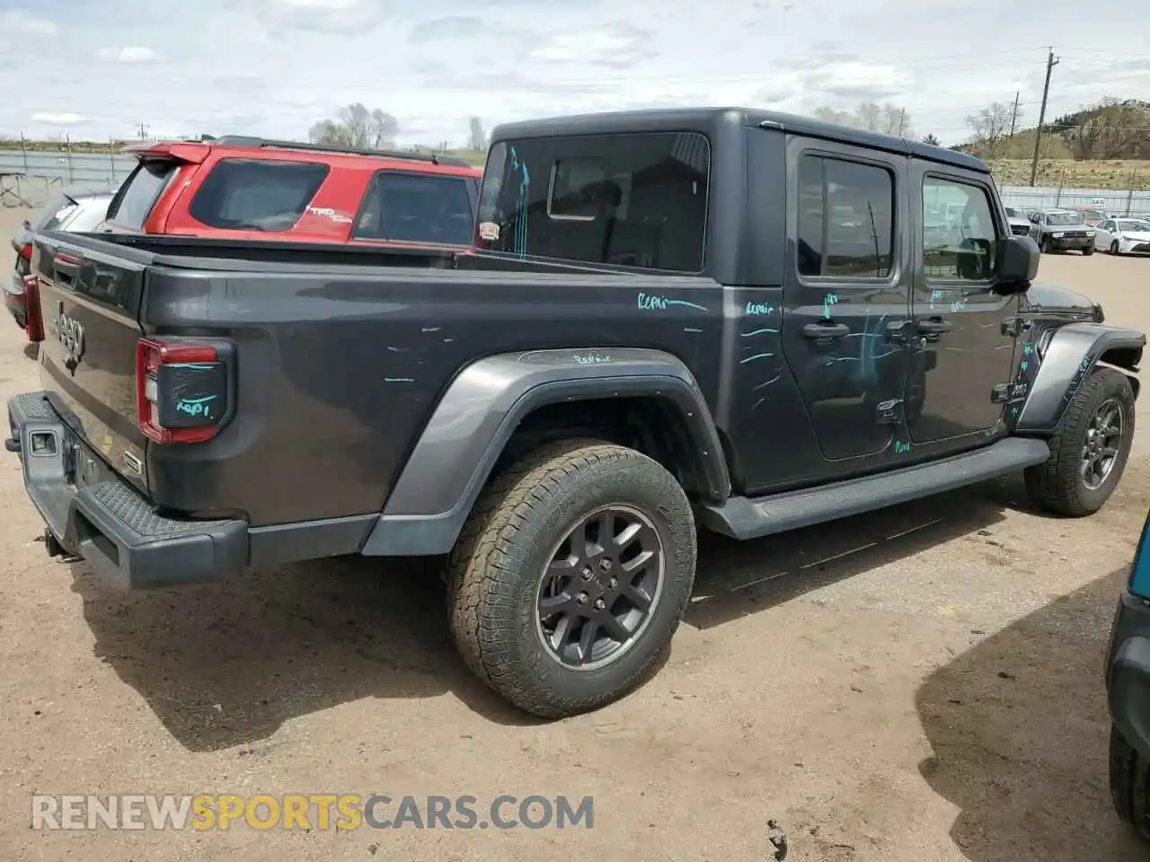 3 Фотография поврежденного автомобиля 1C6HJTFG0ML603872 JEEP GLADIATOR 2021