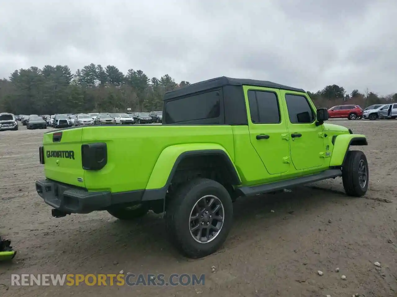 3 Photograph of a damaged car 1C6HJTFG0ML610918 JEEP GLADIATOR 2021