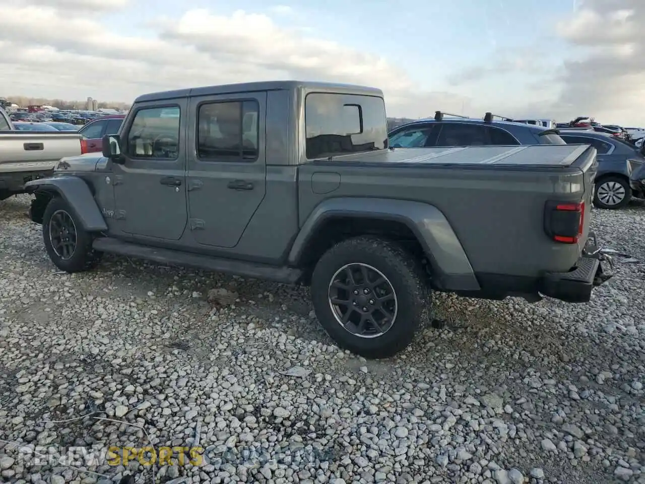 2 Photograph of a damaged car 1C6HJTFG1ML554925 JEEP GLADIATOR 2021