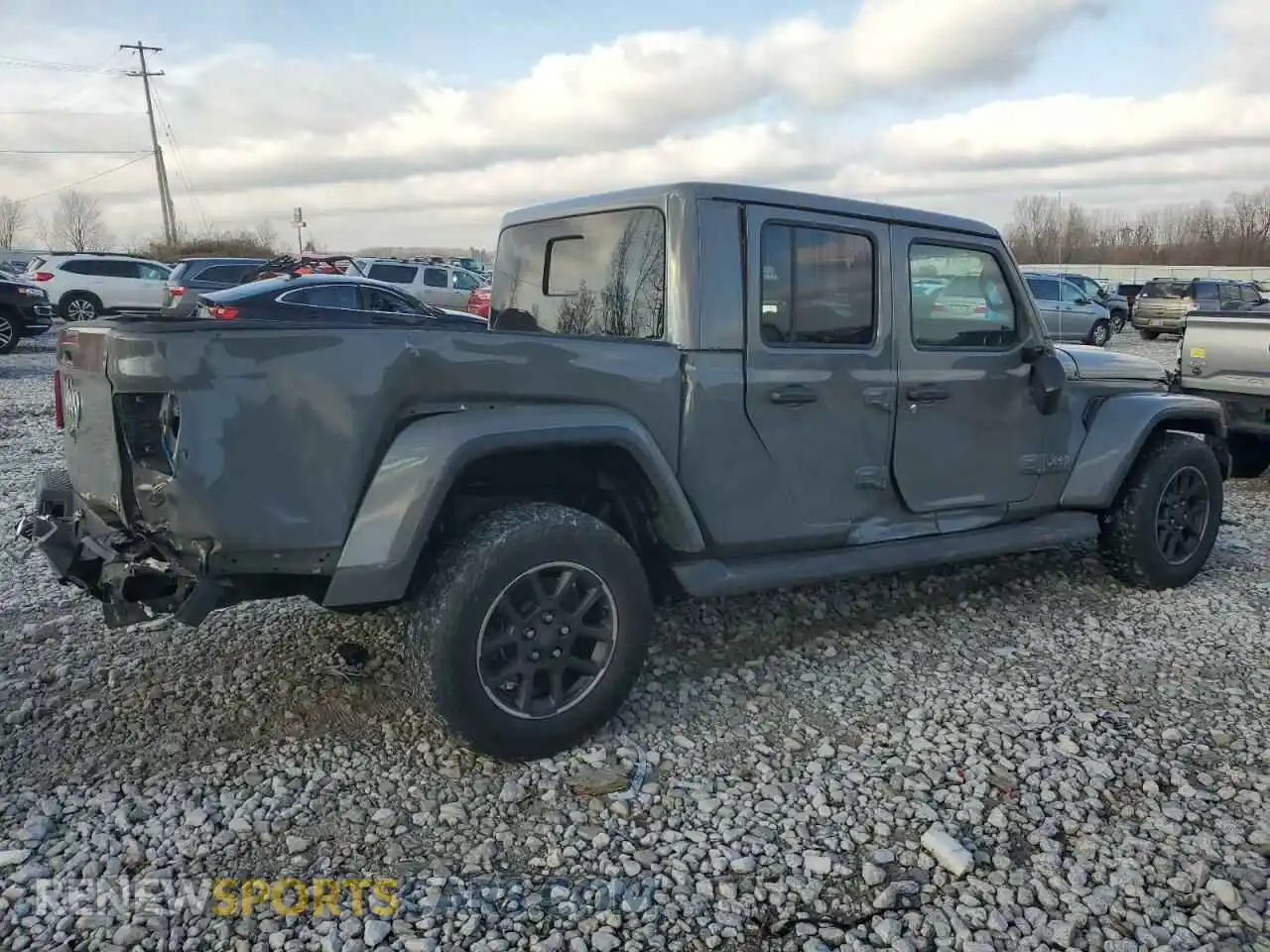 3 Photograph of a damaged car 1C6HJTFG1ML554925 JEEP GLADIATOR 2021