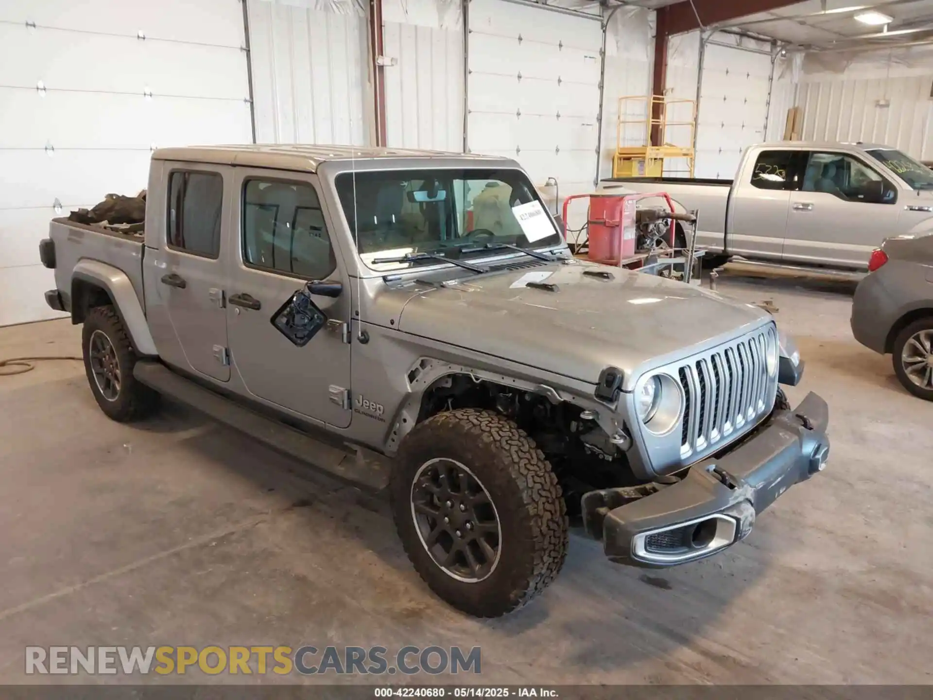 1 Photograph of a damaged car 1C6HJTFG1ML556741 JEEP GLADIATOR 2021