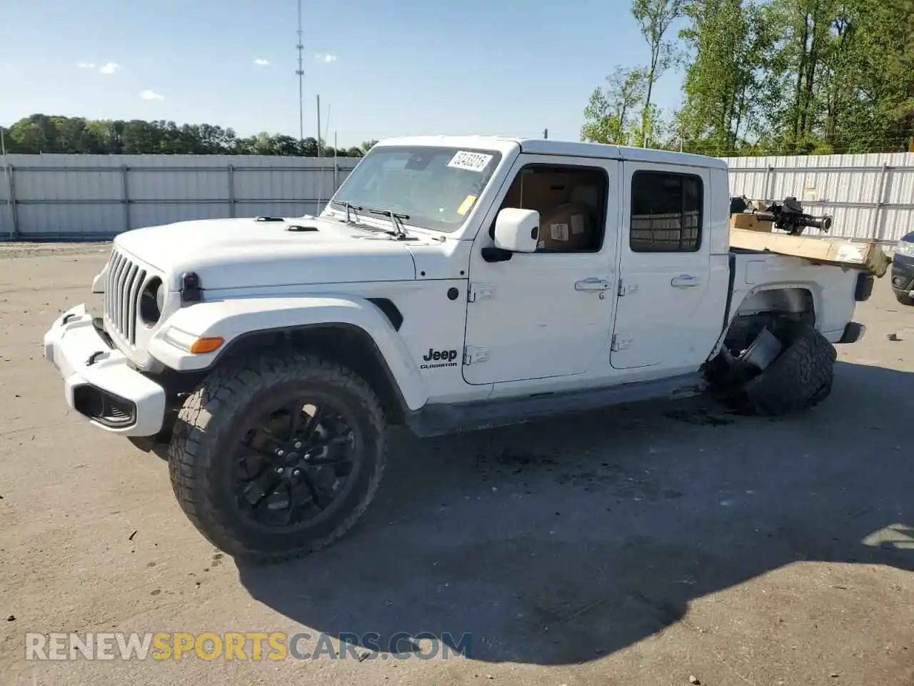 1 Photograph of a damaged car 1C6HJTFG2ML557221 JEEP GLADIATOR 2021