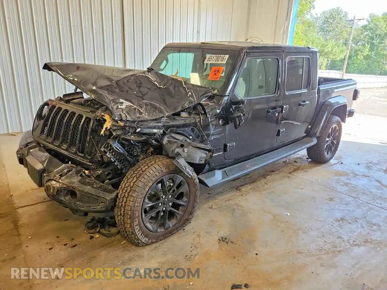 1 Фотография поврежденного автомобиля 1C6HJTFG3ML549886 JEEP GLADIATOR 2021