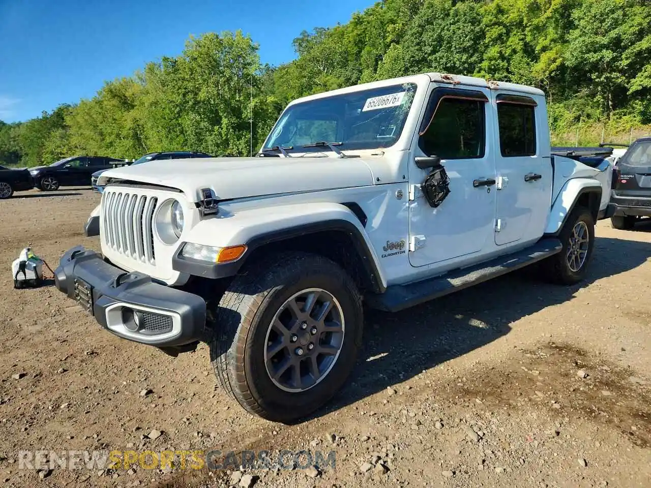 1 fotografías del automóvil dañado 1C6HJTFG4ML589958 JEEP GLADIATOR 2021
