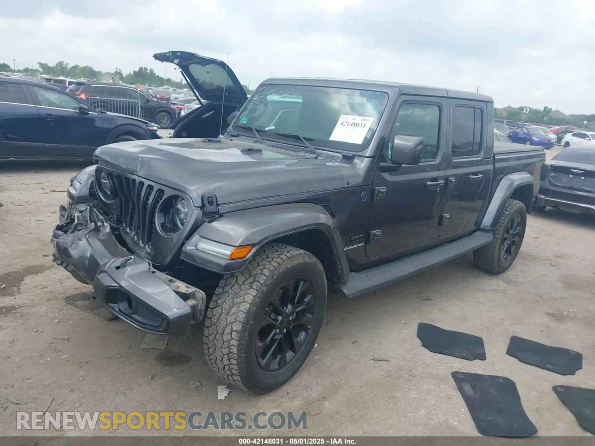 2 Photograph of a damaged car 1C6HJTFG4ML617175 JEEP GLADIATOR 2021