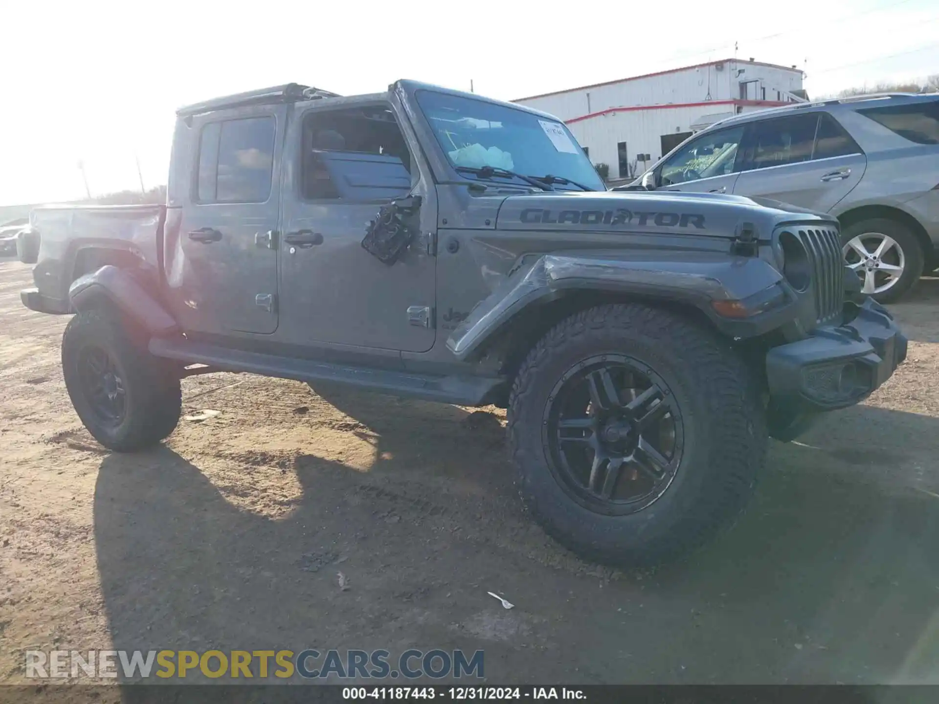 1 Photograph of a damaged car 1C6HJTFG8ML508069 JEEP GLADIATOR 2021