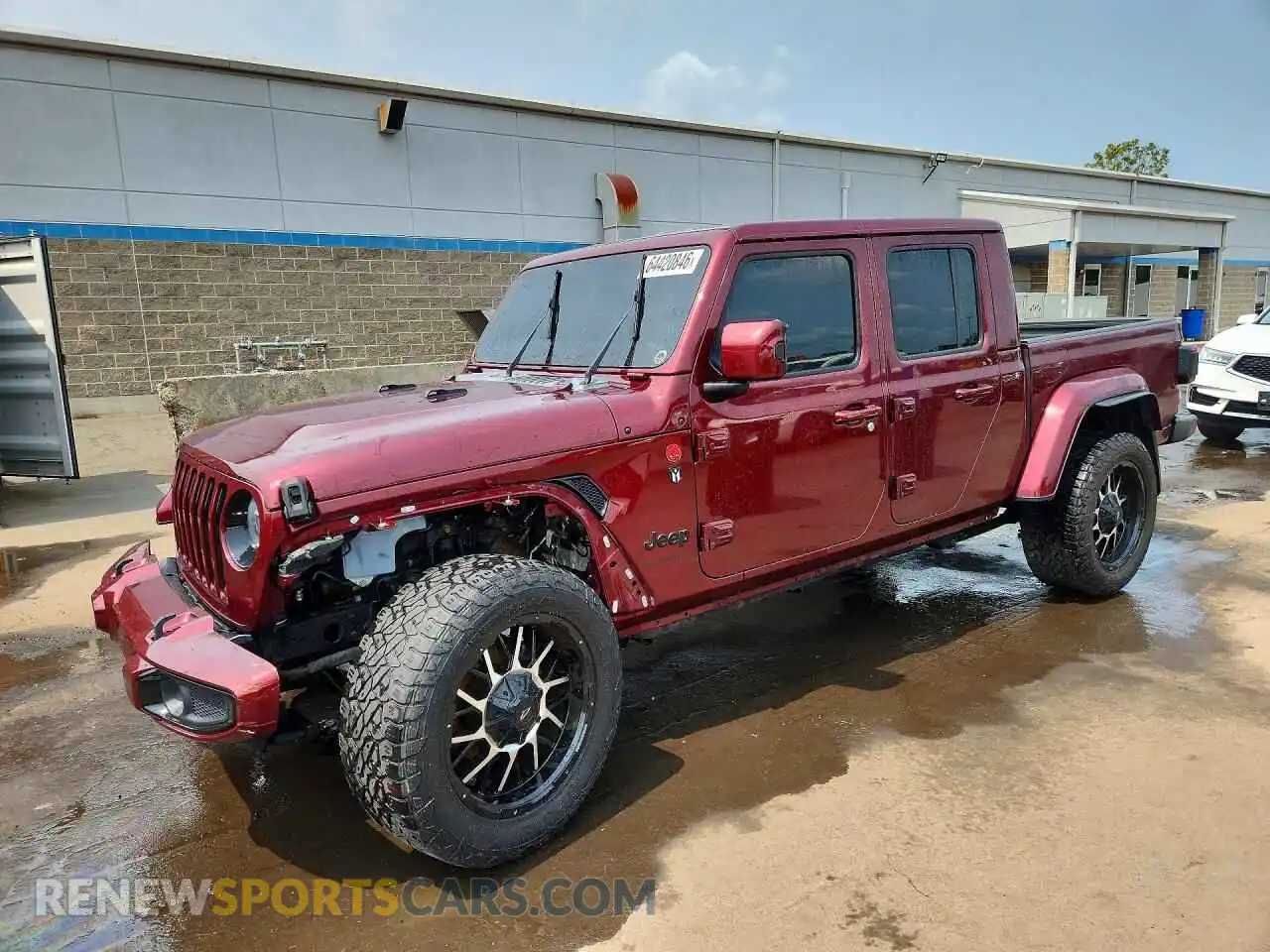 1 Photograph of a damaged car 1C6HJTFG8ML541976 JEEP GLADIATOR 2021