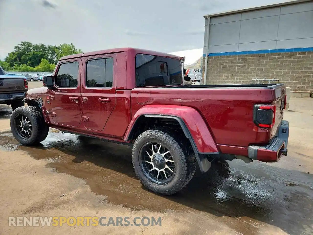 2 Photograph of a damaged car 1C6HJTFG8ML541976 JEEP GLADIATOR 2021