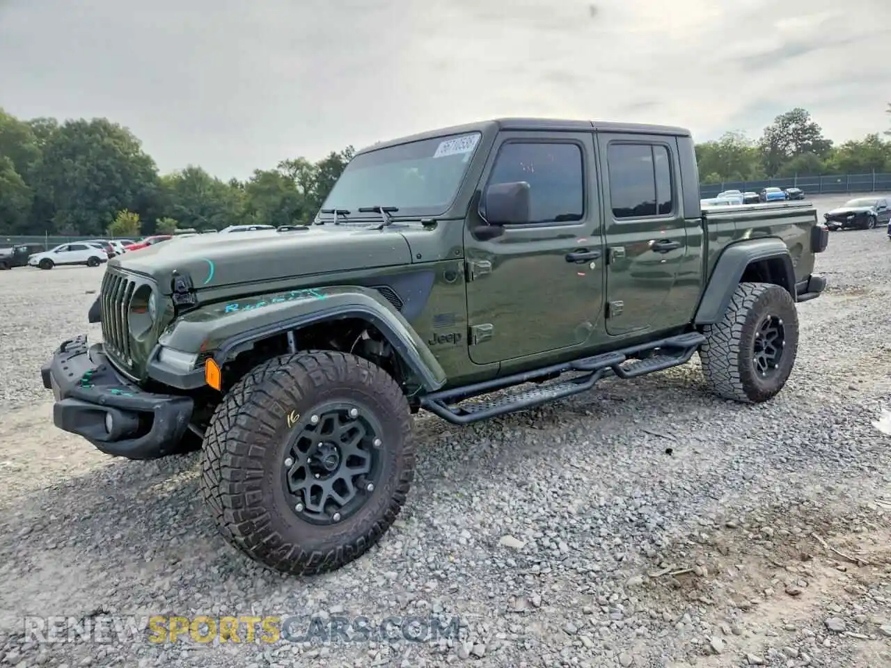 1 Photograph of a damaged car 1C6JJTAG0ML558831 JEEP GLADIATOR 2021