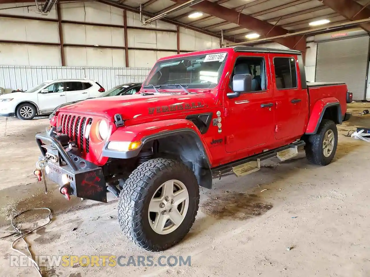 1 Photograph of a damaged car 1C6JJTAG2ML502423 JEEP GLADIATOR 2021