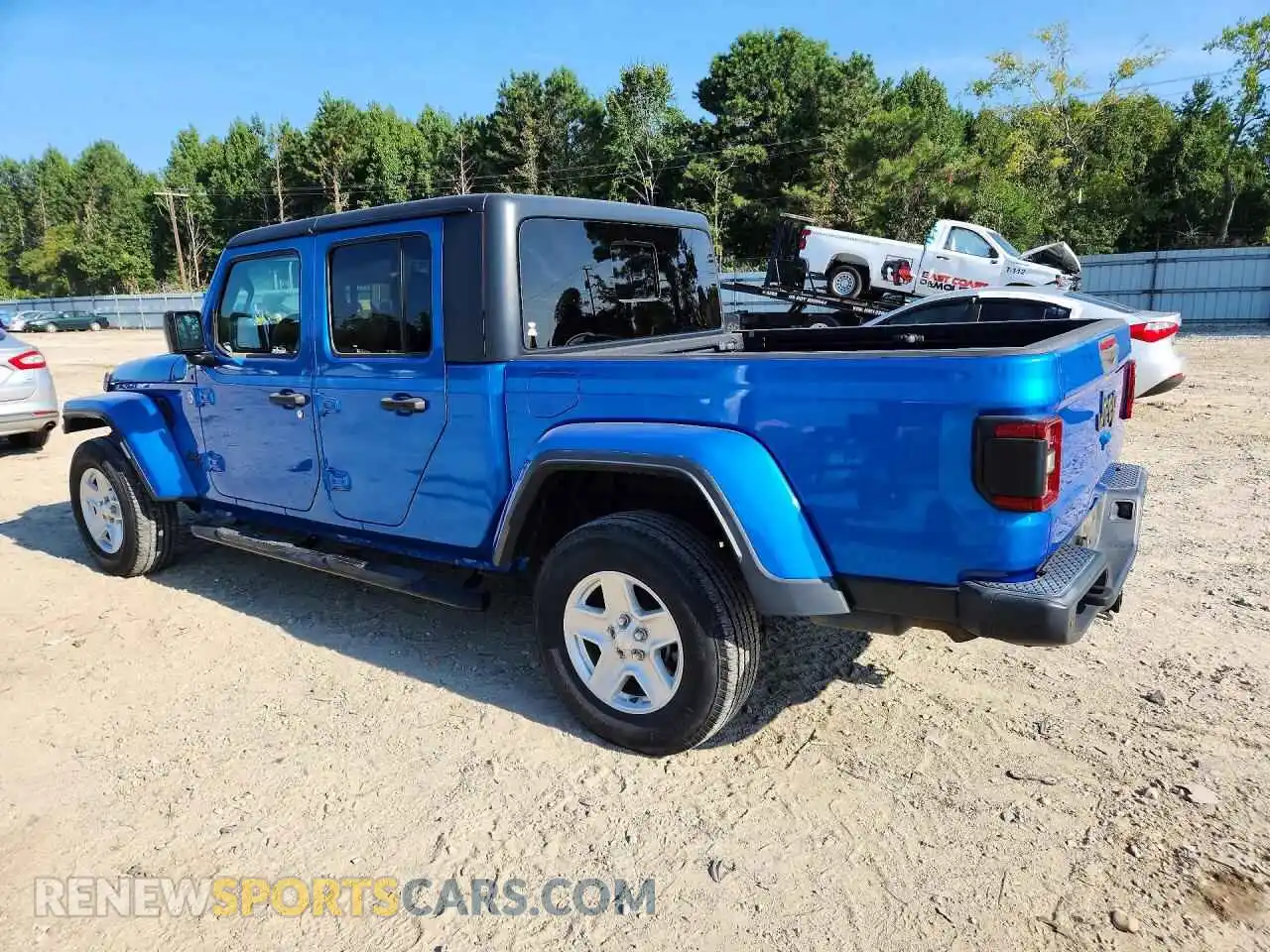 2 Photograph of a damaged car 1C6JJTAG7ML522425 JEEP GLADIATOR 2021