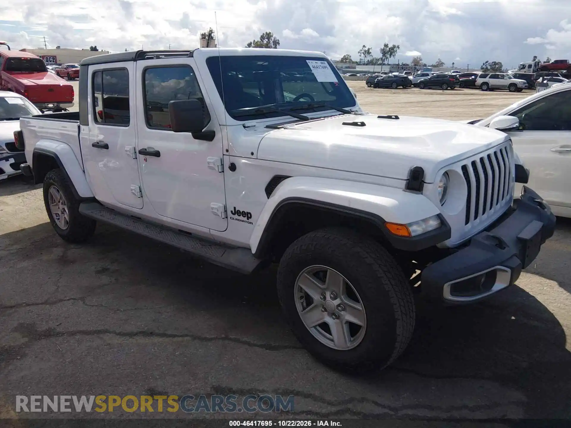 1 Photograph of a damaged car 1C6JJTAG8ML502801 JEEP GLADIATOR 2021