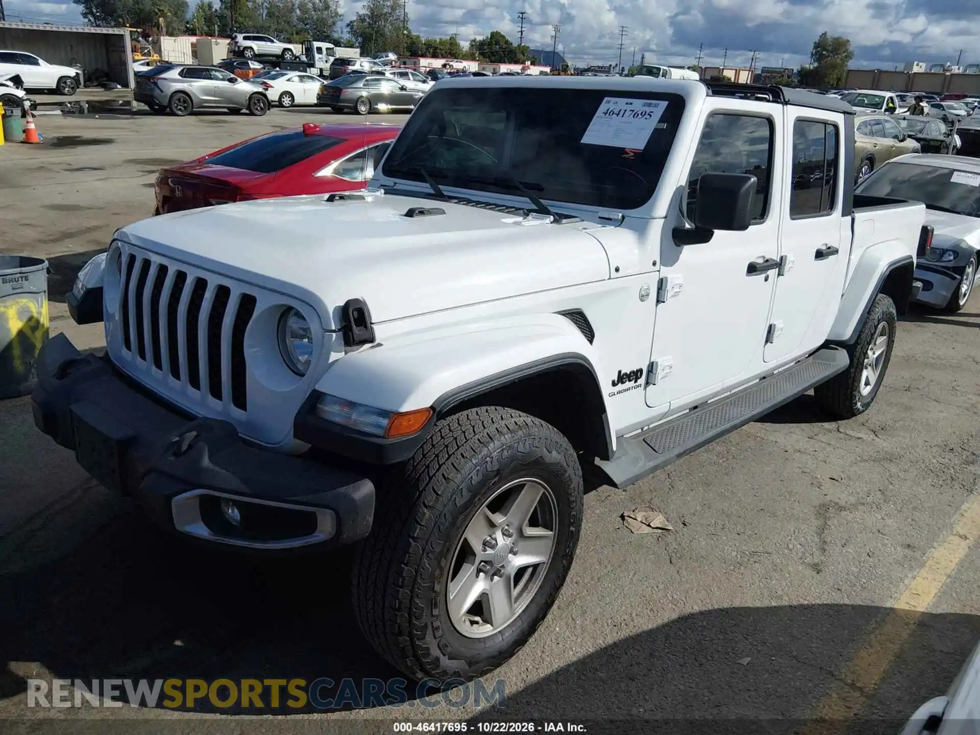 2 Photograph of a damaged car 1C6JJTAG8ML502801 JEEP GLADIATOR 2021