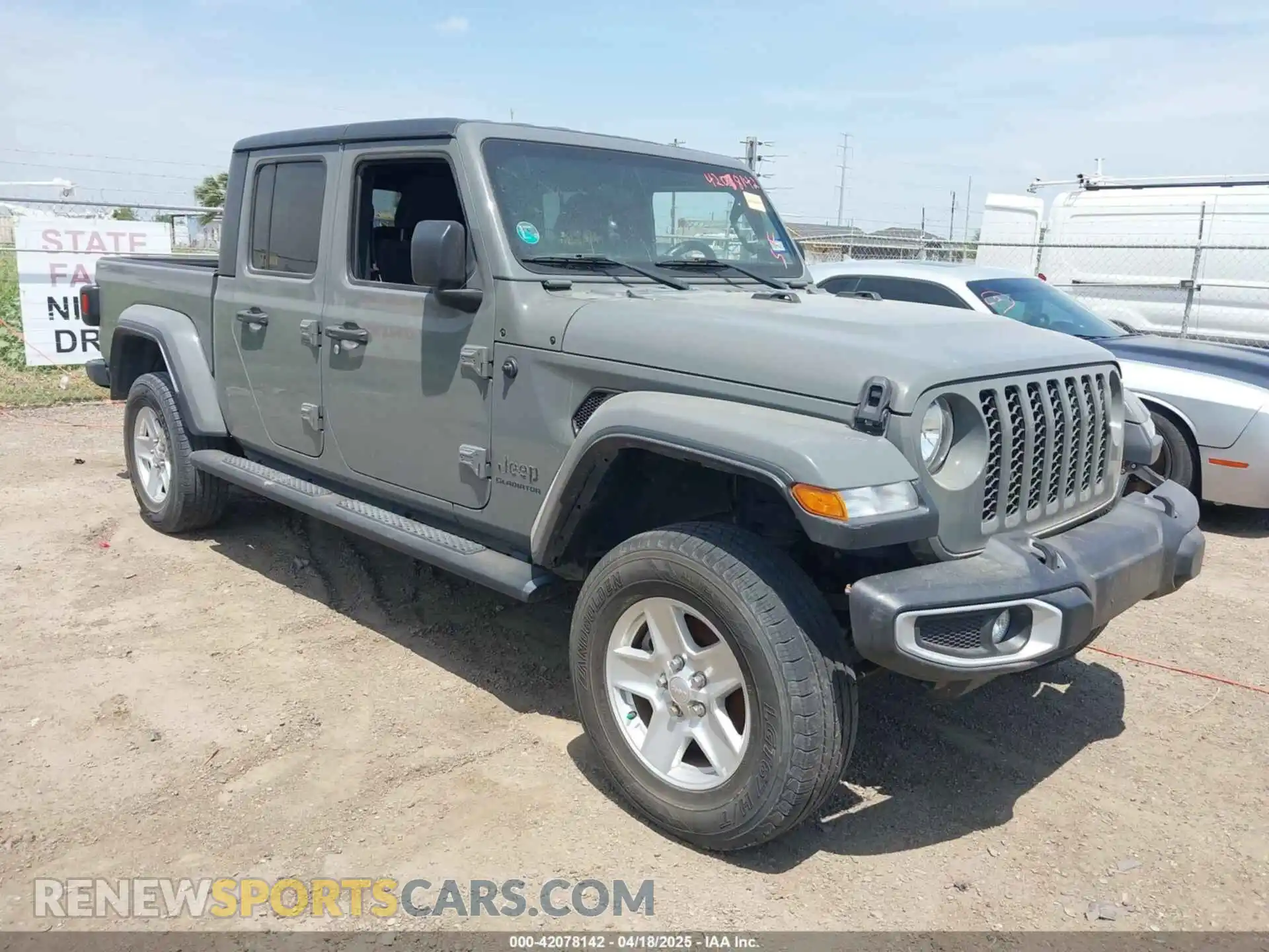 1 Photograph of a damaged car 1C6JJTAG9ML538769 JEEP GLADIATOR 2021
