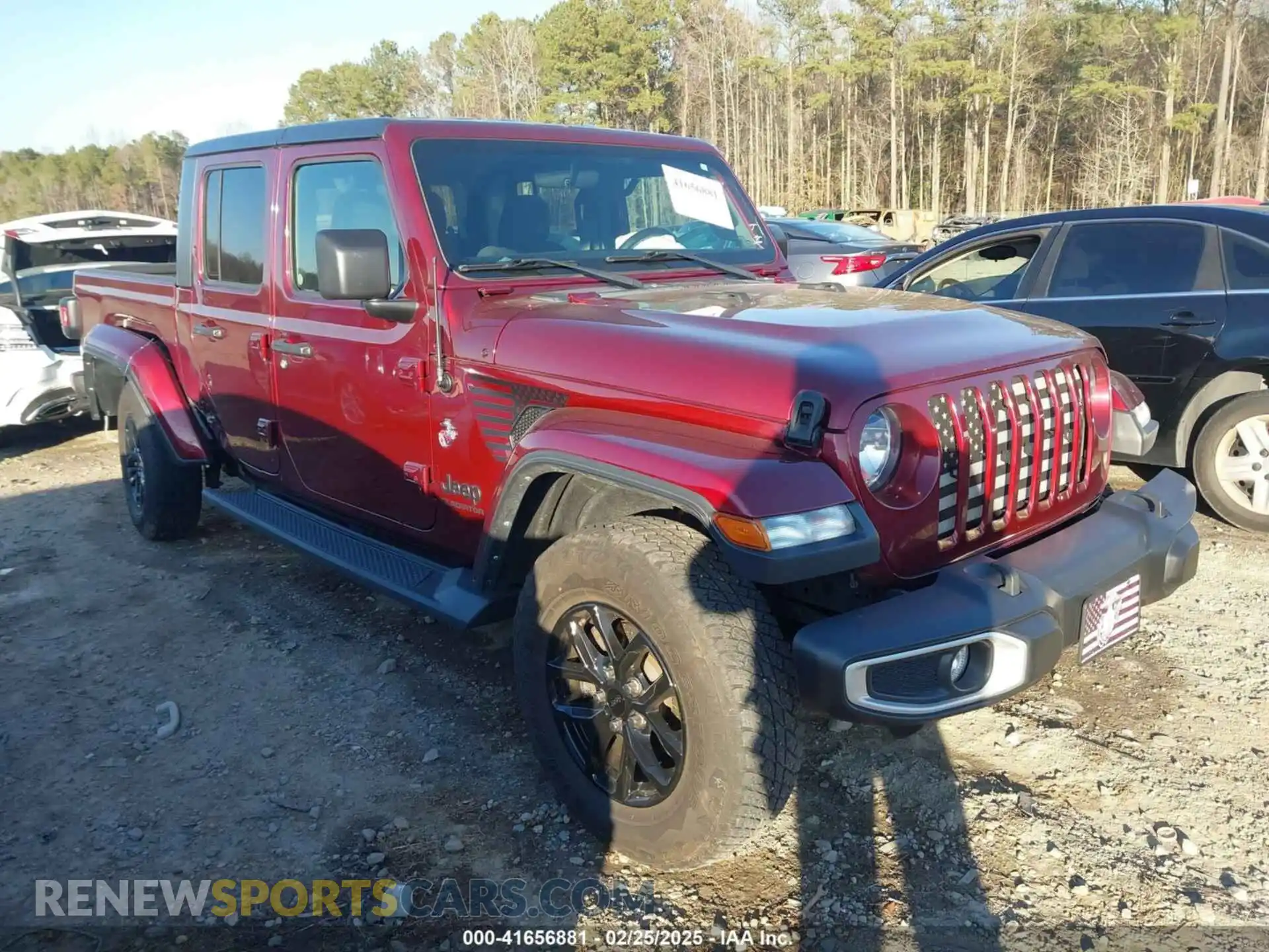 1 Photograph of a damaged car 1C6JJTAGXML611387 JEEP GLADIATOR 2021