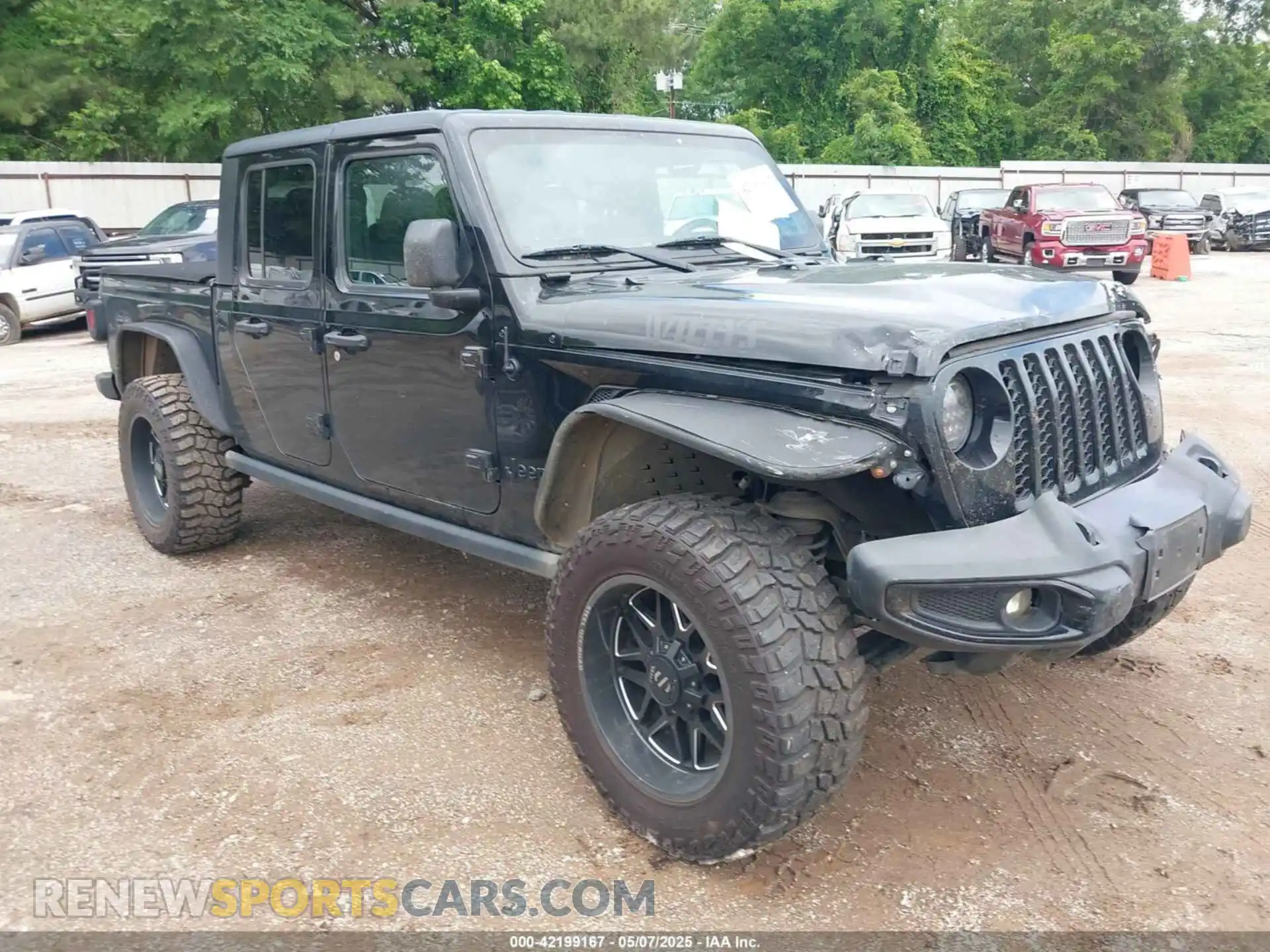 1 Photograph of a damaged car 1C6JJTAM7ML554412 JEEP GLADIATOR 2021