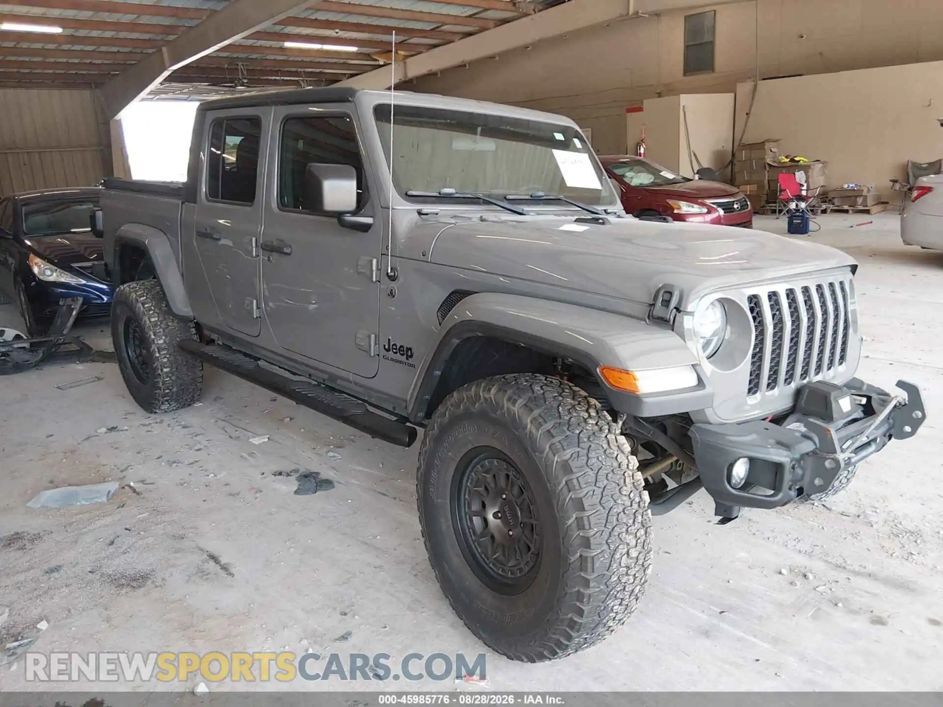 1 Photograph of a damaged car 1C6JJTAMXML543923 JEEP GLADIATOR 2021