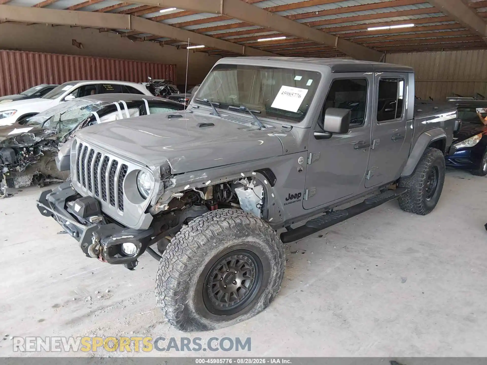 2 Photograph of a damaged car 1C6JJTAMXML543923 JEEP GLADIATOR 2021