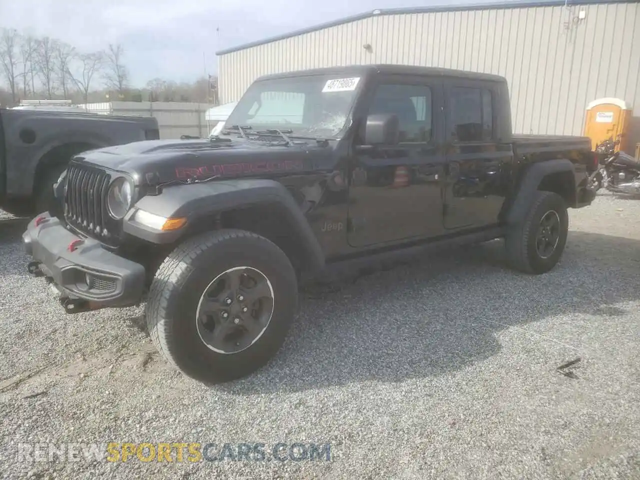 1 Photograph of a damaged car 1C6JJTBG0ML507537 JEEP GLADIATOR 2021