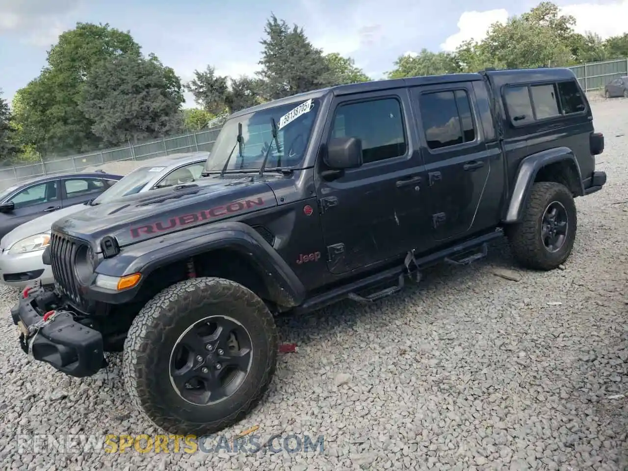 1 Photograph of a damaged car 1C6JJTBG3ML602478 JEEP GLADIATOR 2021