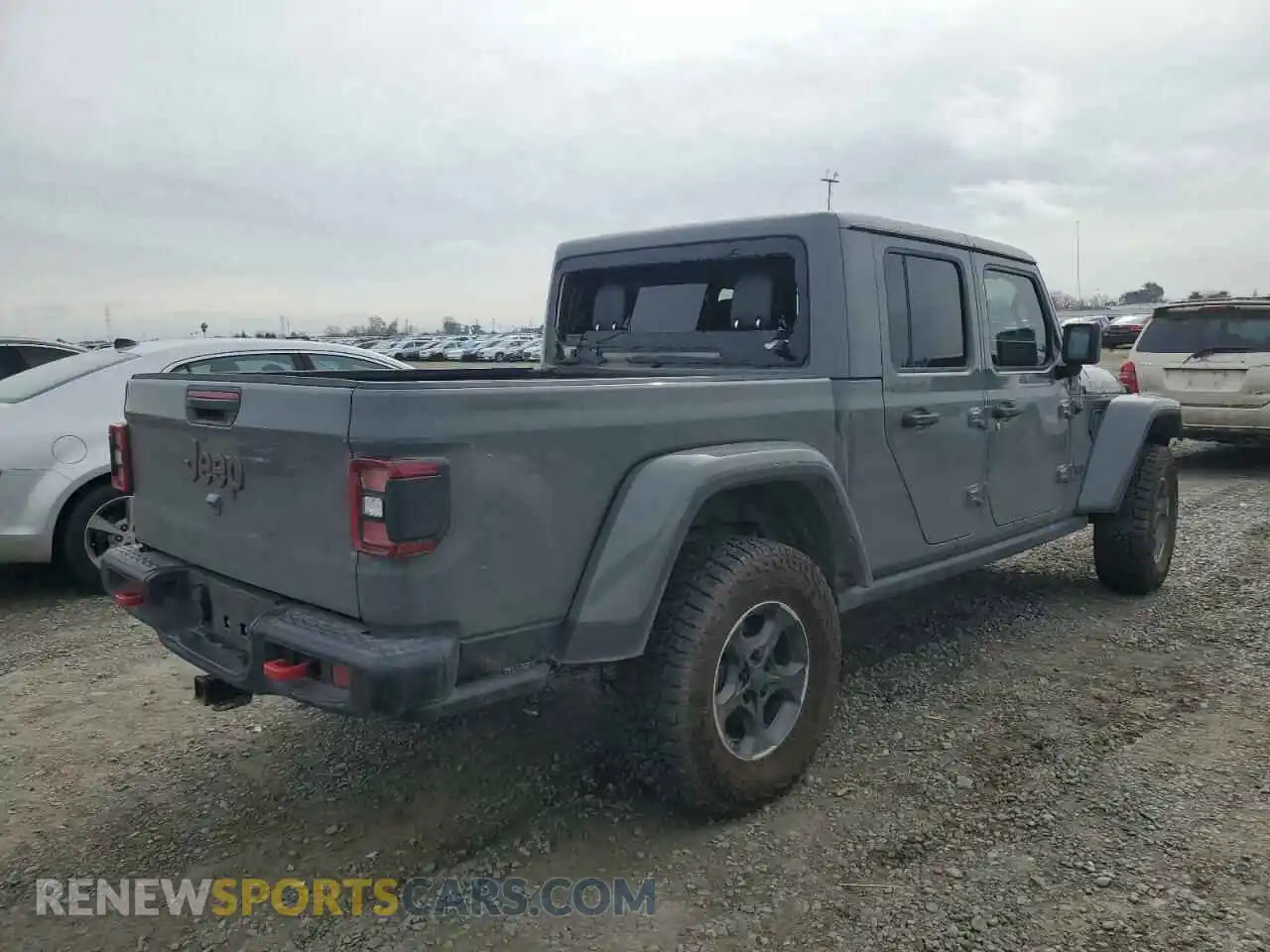 3 Photograph of a damaged car 1C6JJTBG4ML504849 JEEP GLADIATOR 2021
