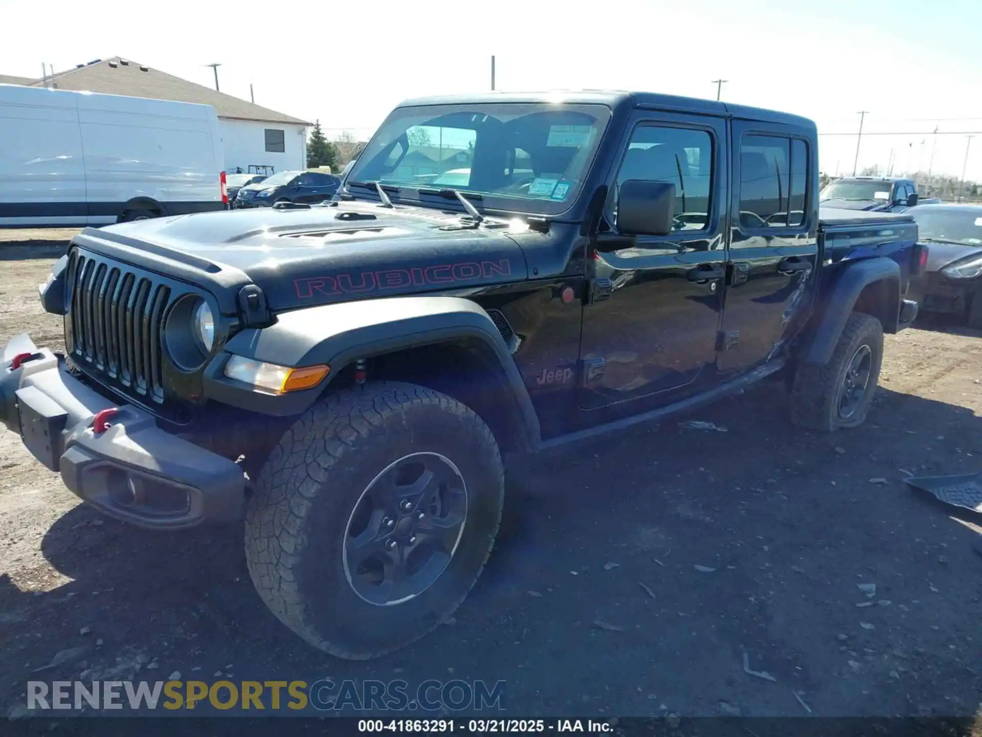 2 Photograph of a damaged car 1C6JJTBG4ML529508 JEEP GLADIATOR 2021