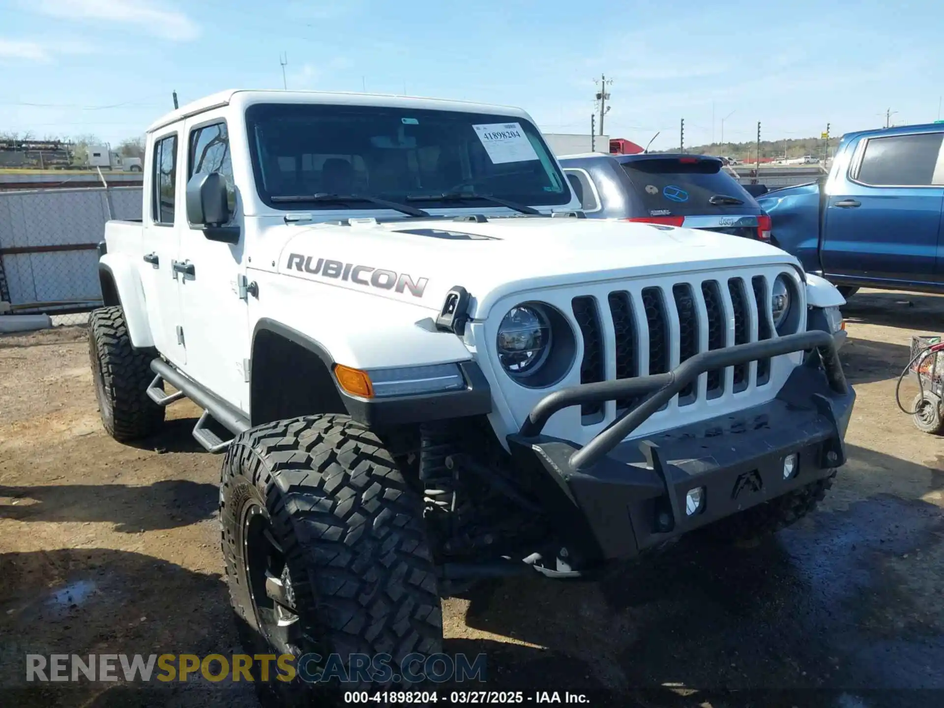 1 Photograph of a damaged car 1C6JJTBG4ML536085 JEEP GLADIATOR 2021