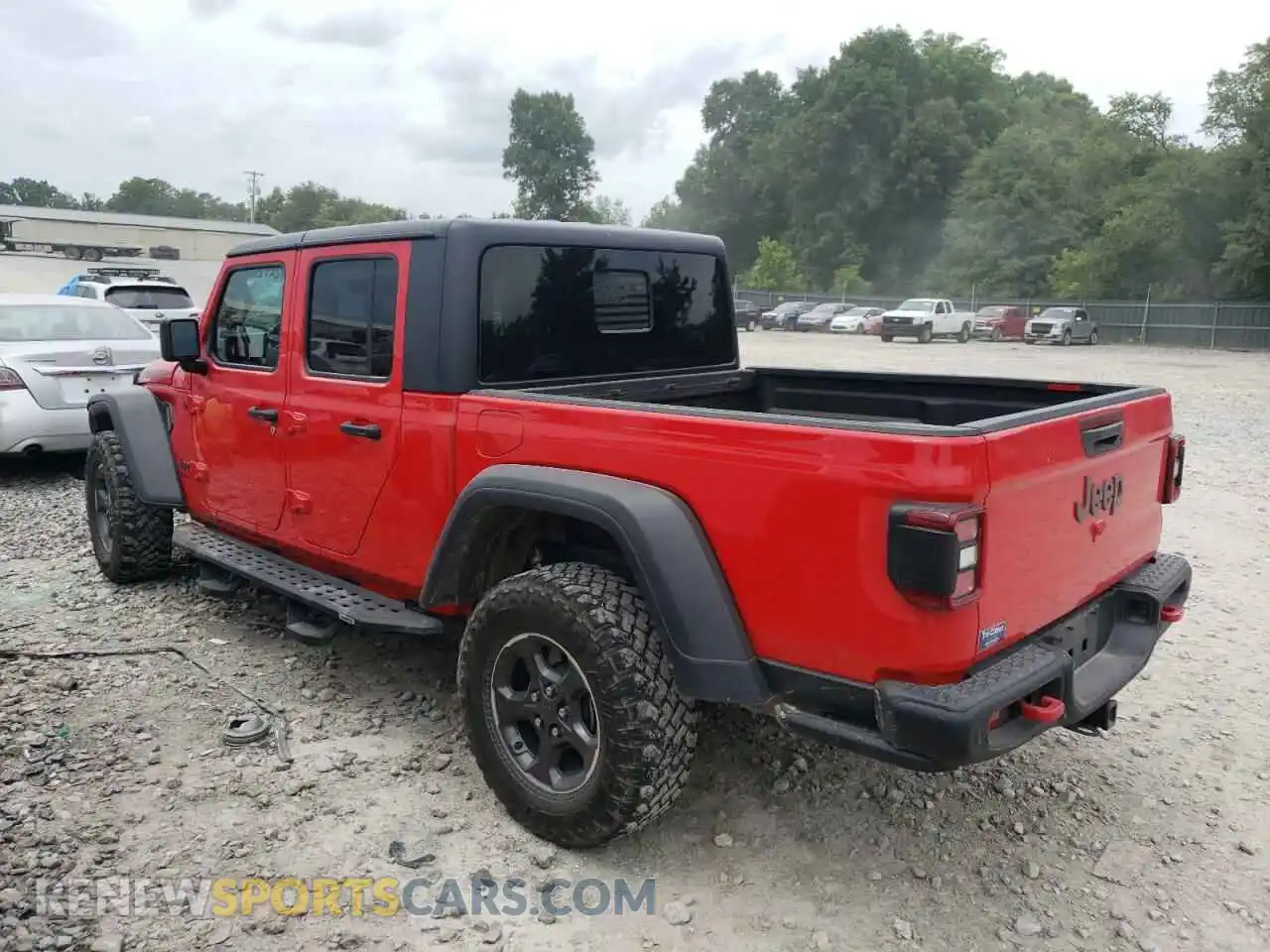 2 Photograph of a damaged car 1C6JJTBG4ML539908 JEEP GLADIATOR 2021