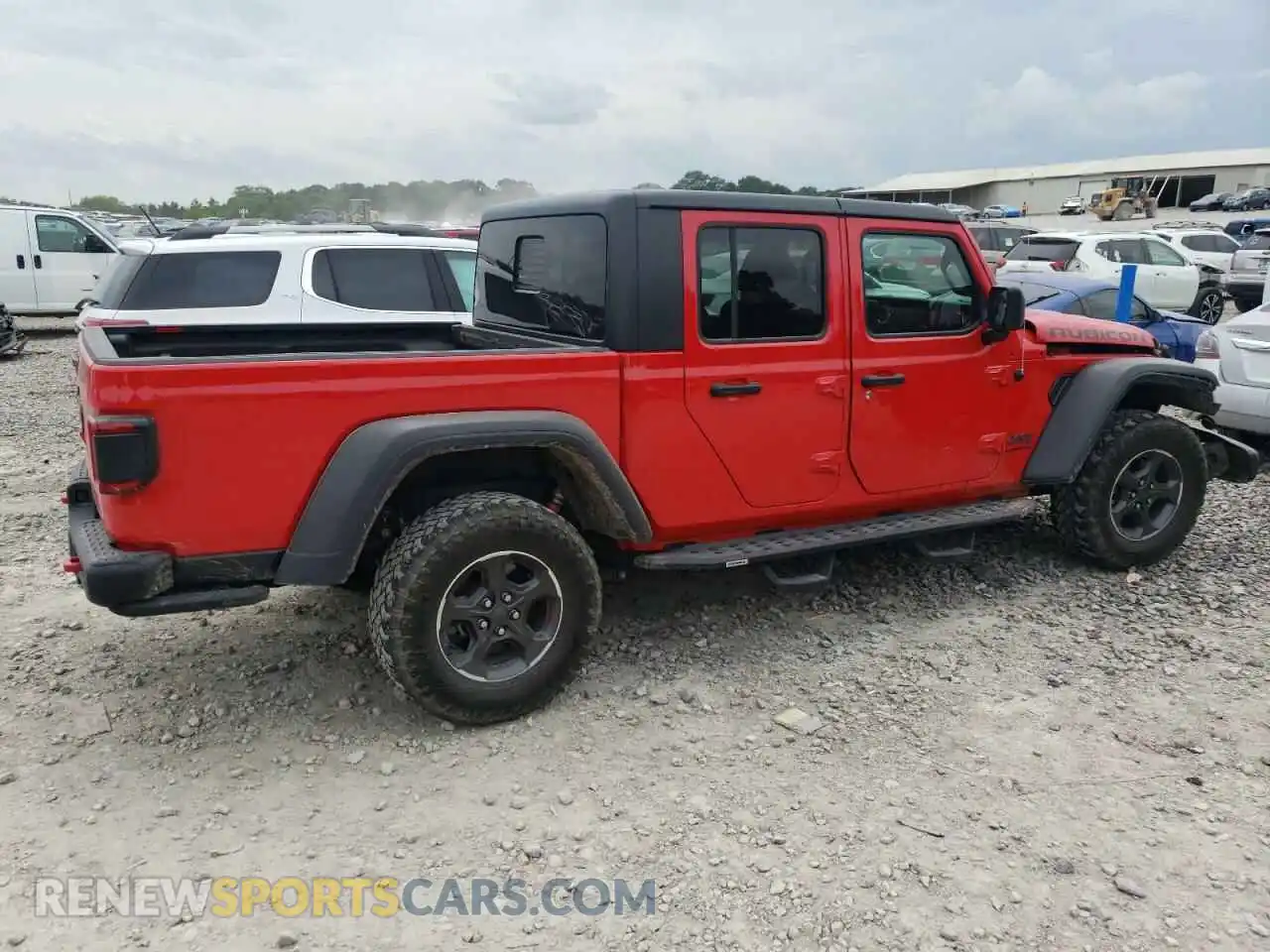 3 Photograph of a damaged car 1C6JJTBG4ML539908 JEEP GLADIATOR 2021