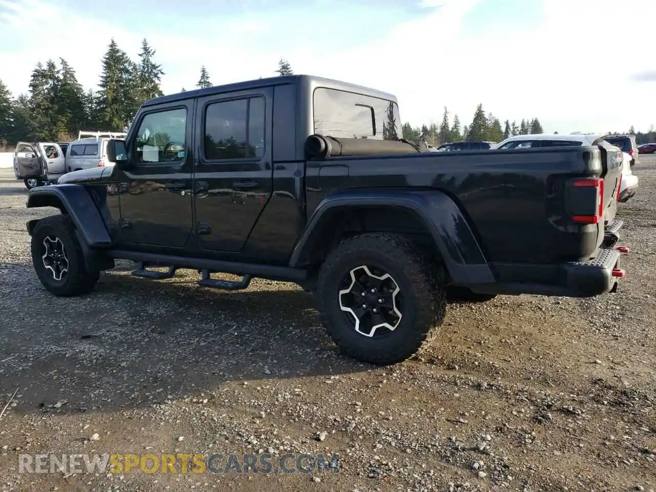 2 Photograph of a damaged car 1C6JJTBG5ML500423 JEEP GLADIATOR 2021