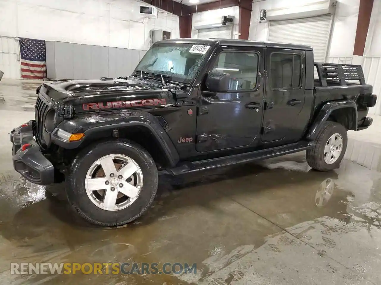 1 Photograph of a damaged car 1C6JJTBG5ML515438 JEEP GLADIATOR 2021
