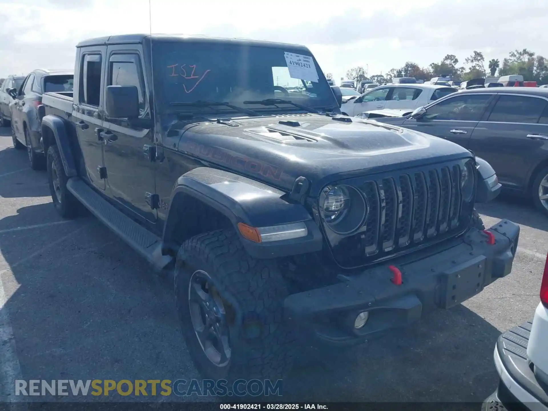 1 Photograph of a damaged car 1C6JJTBG5ML544969 JEEP GLADIATOR 2021