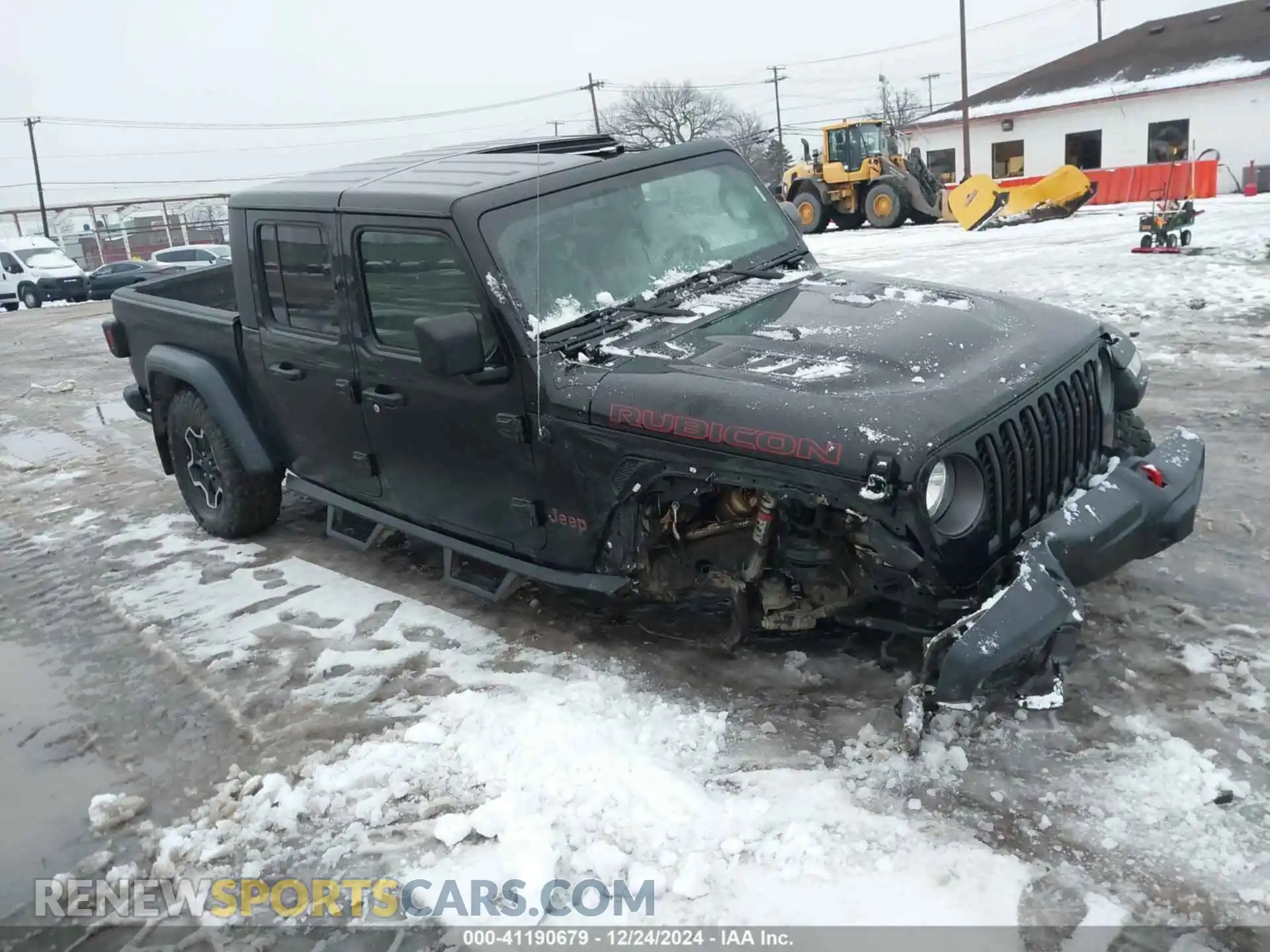 1 Photograph of a damaged car 1C6JJTBG5ML605799 JEEP GLADIATOR 2021