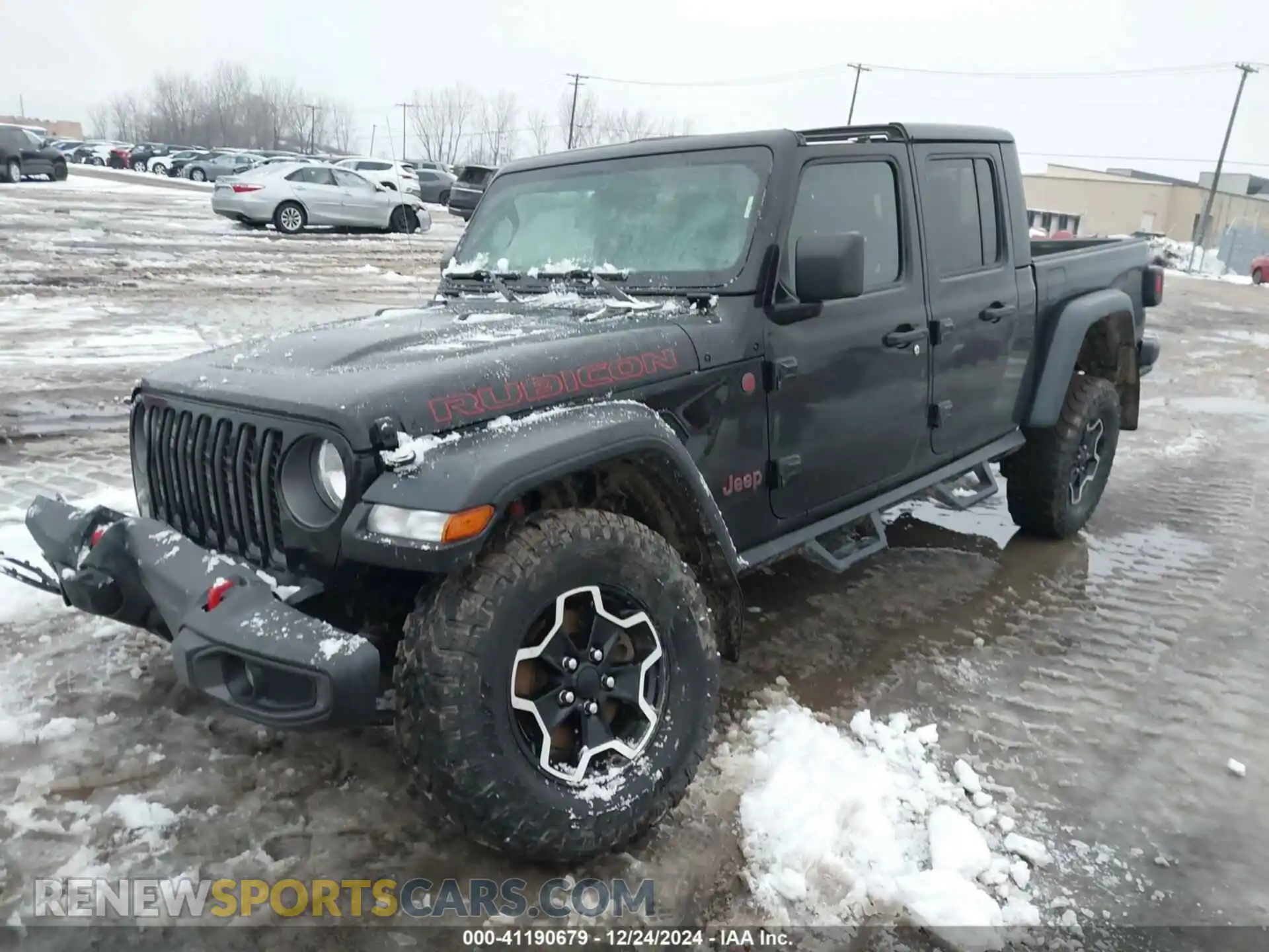 2 Photograph of a damaged car 1C6JJTBG5ML605799 JEEP GLADIATOR 2021