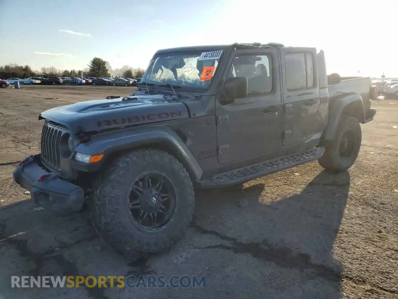 1 Photograph of a damaged car 1C6JJTBG6ML529980 JEEP GLADIATOR 2021