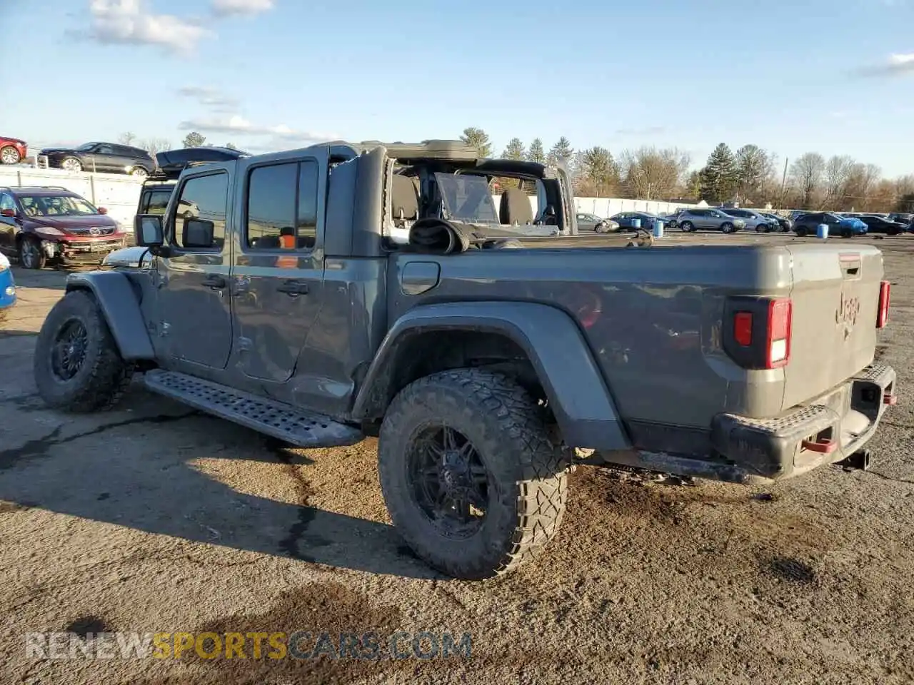 2 Photograph of a damaged car 1C6JJTBG6ML529980 JEEP GLADIATOR 2021