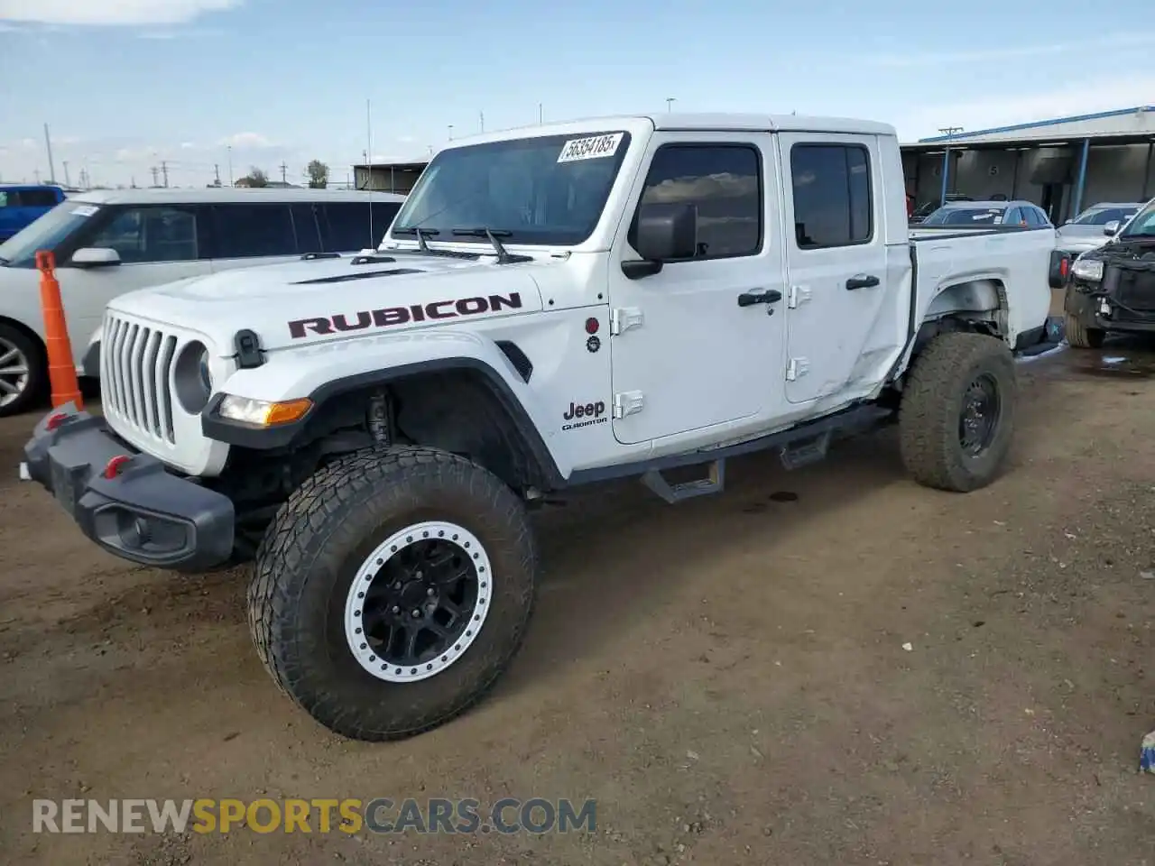 1 Photograph of a damaged car 1C6JJTBG7ML526845 JEEP GLADIATOR 2021
