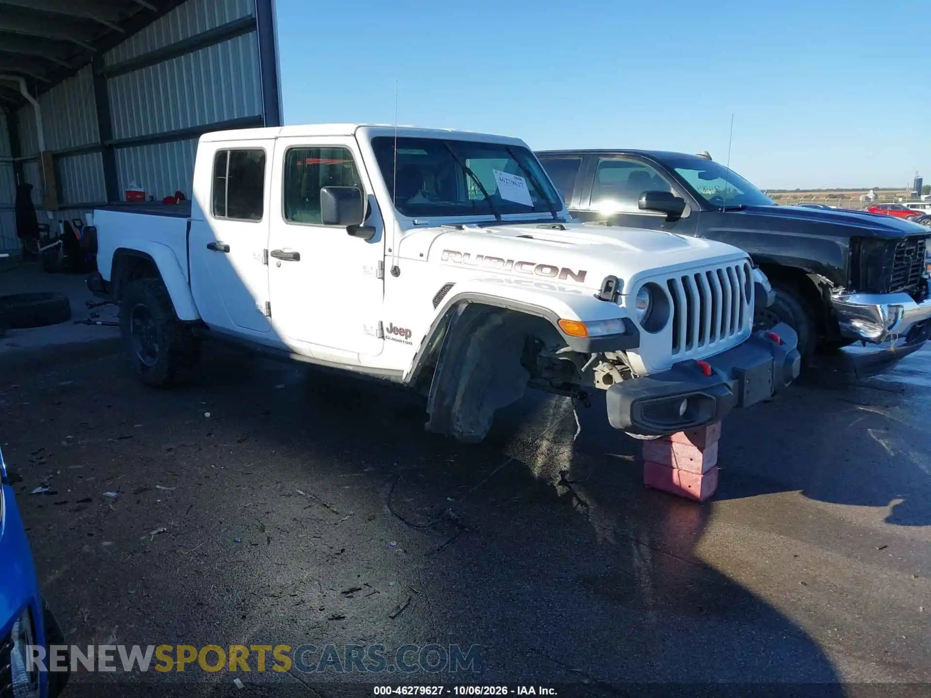 1 Photograph of a damaged car 1C6JJTBG7ML571221 JEEP GLADIATOR 2021