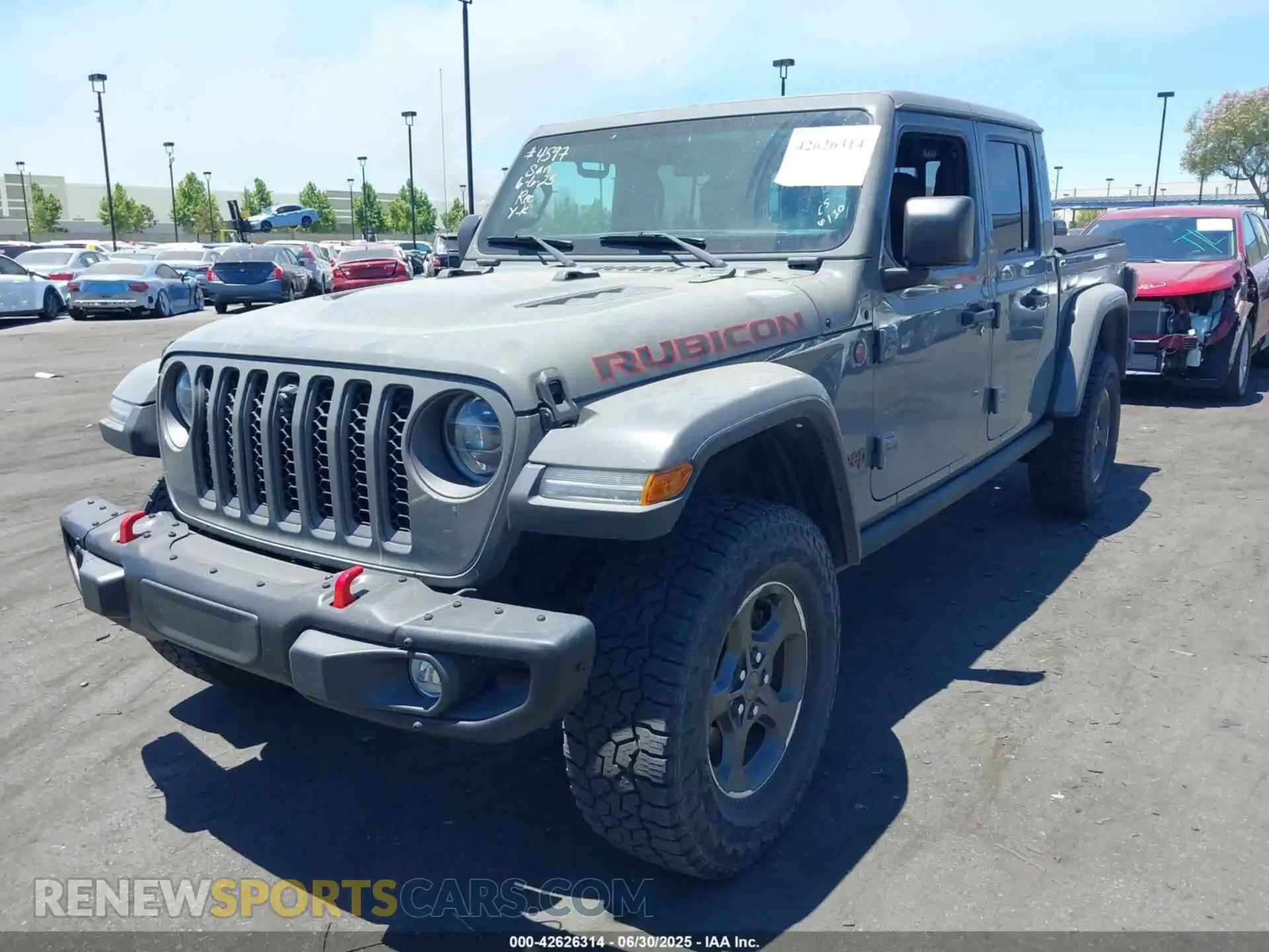 2 Photograph of a damaged car 1C6JJTBG8ML561572 JEEP GLADIATOR 2021