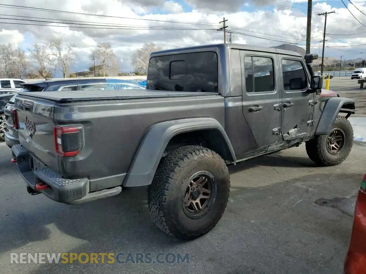 3 Photograph of a damaged car 1C6JJTBG9ML512347 JEEP GLADIATOR 2021