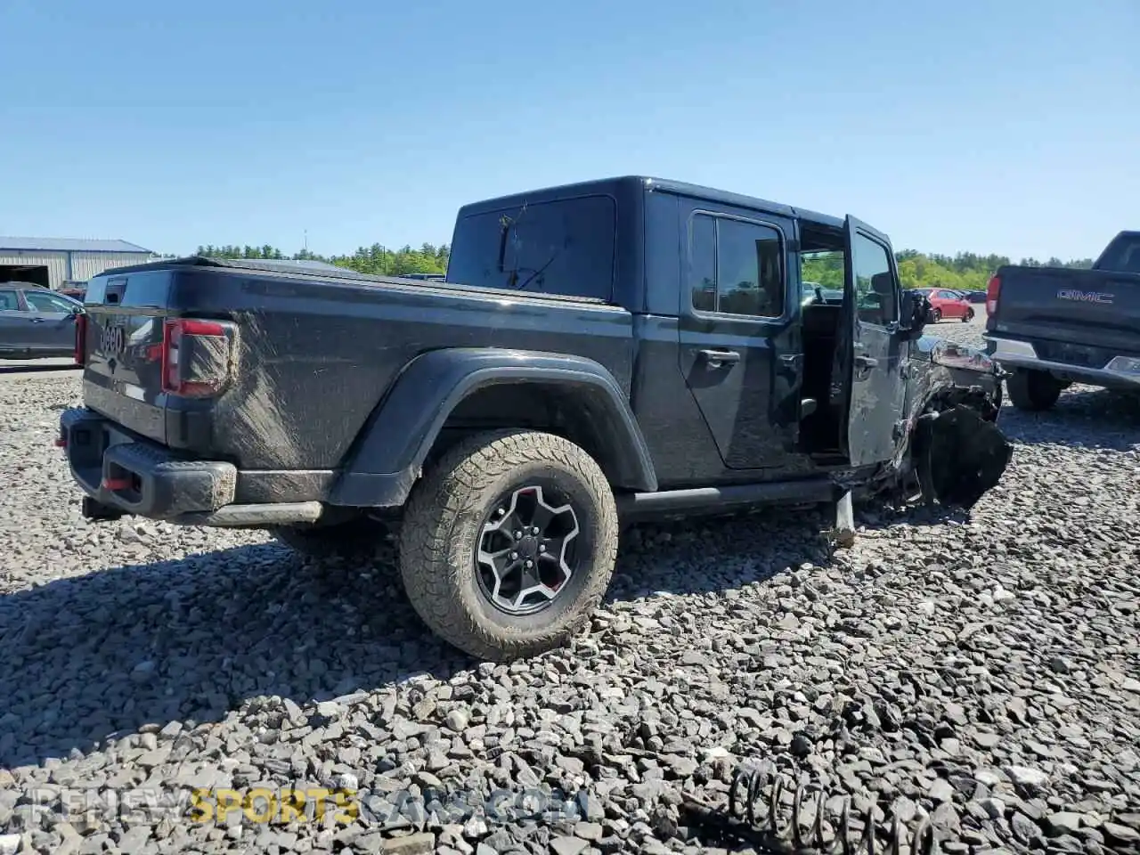 3 Photograph of a damaged car 1C6JJTBG9ML555702 JEEP GLADIATOR 2021