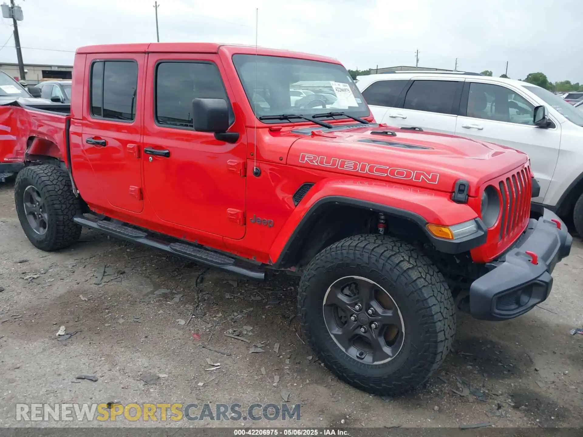 1 Photograph of a damaged car 1C6JJTBG9ML569289 JEEP GLADIATOR 2021
