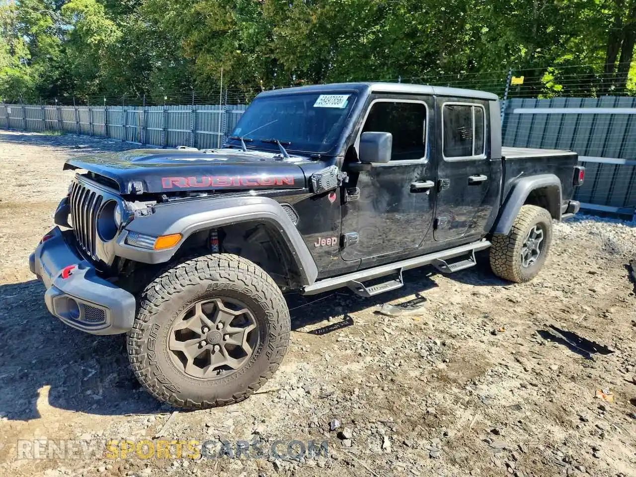 1 Photograph of a damaged car 1C6JJTBG9ML581894 JEEP GLADIATOR 2021