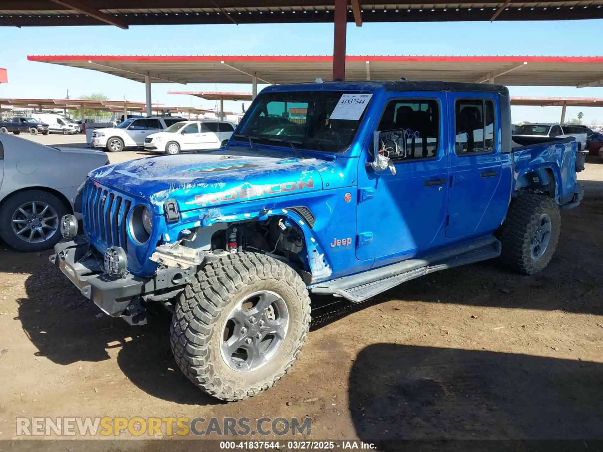 2 Photograph of a damaged car 1C6JJTBGXML516164 JEEP GLADIATOR 2021