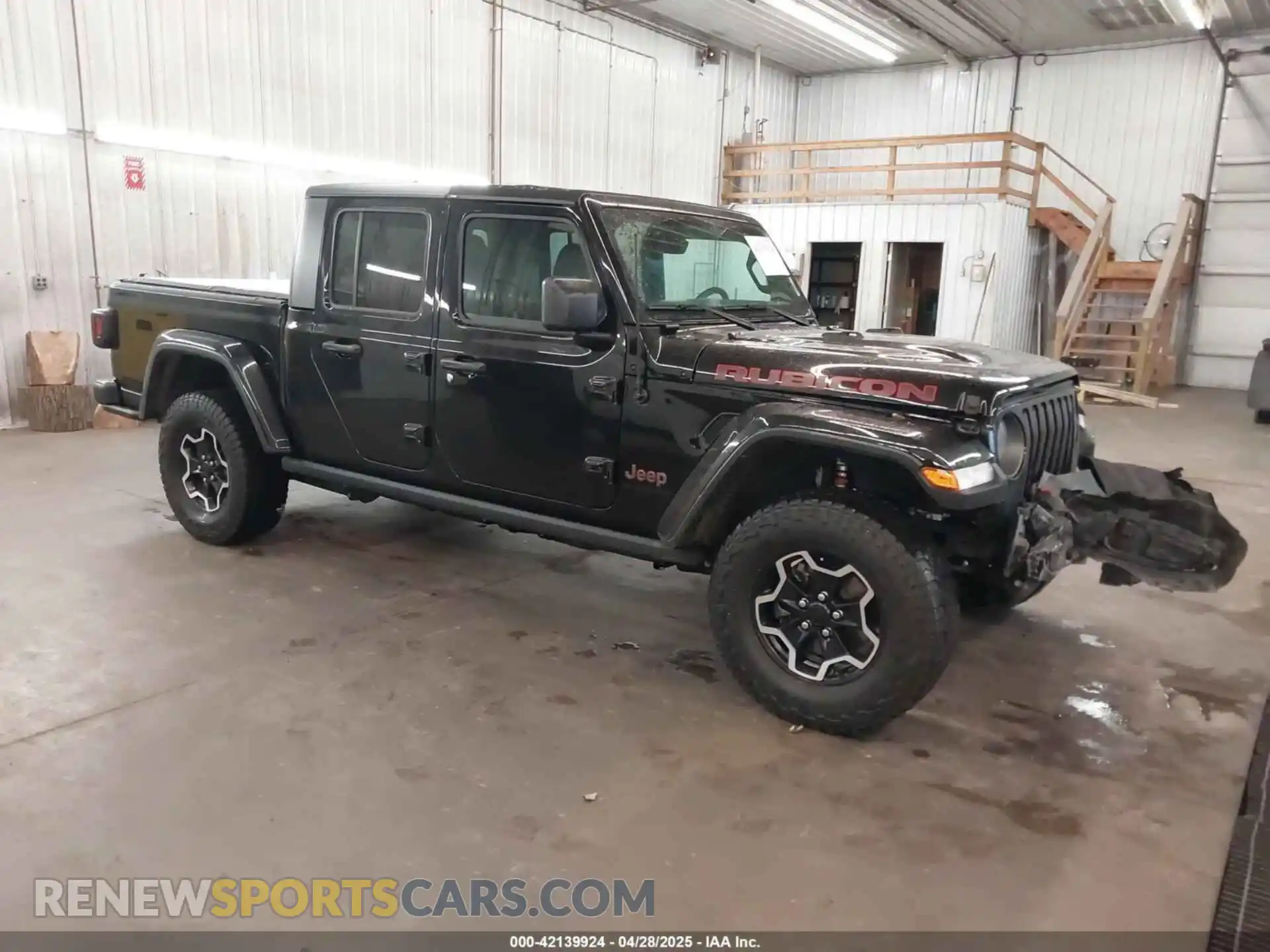 1 Photograph of a damaged car 1C6JJTBGXML529108 JEEP GLADIATOR 2021